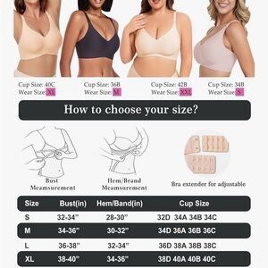 New Anfitboc Sports Bra seriously one of the most comfortable bras!!!! XL